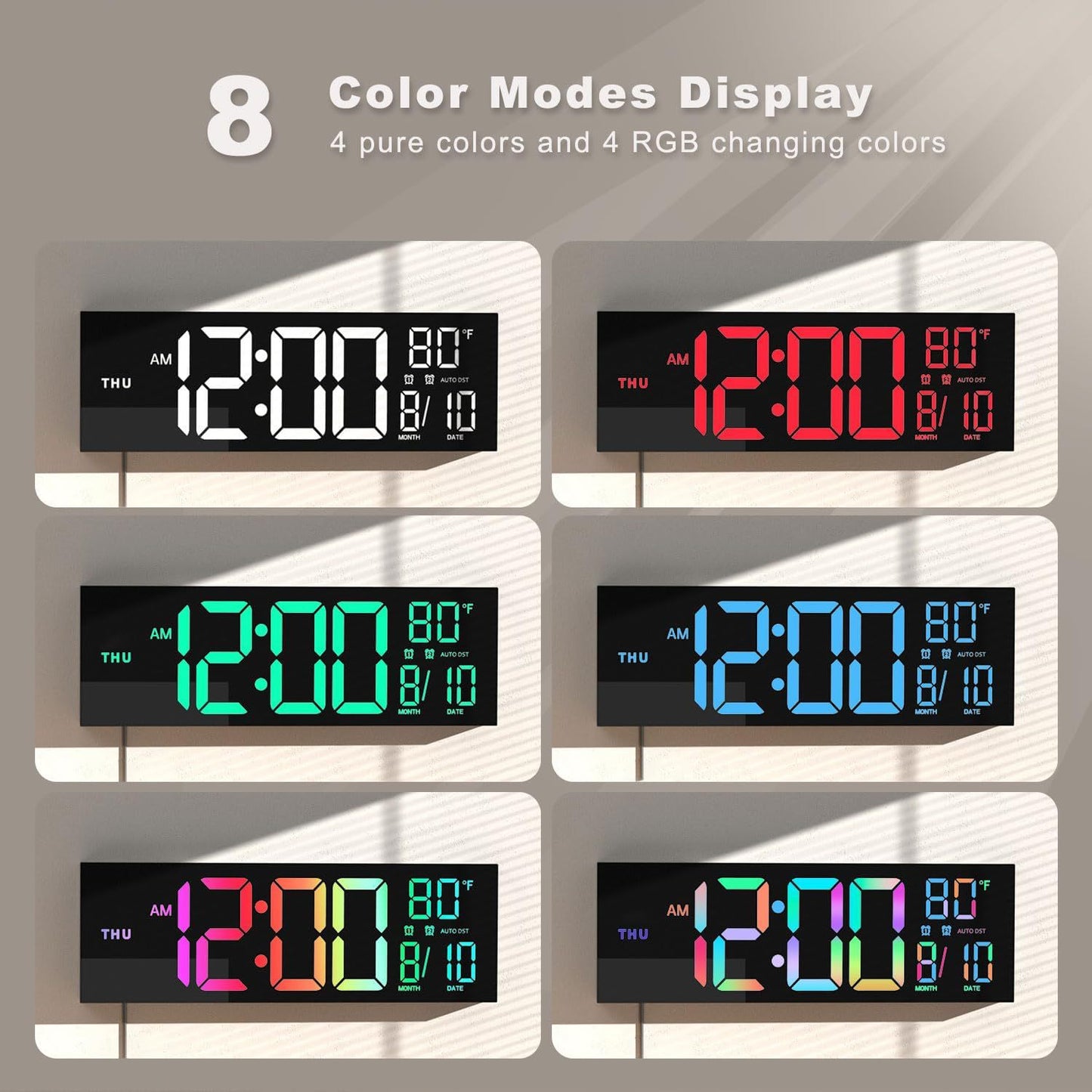 Digital Wall Clock