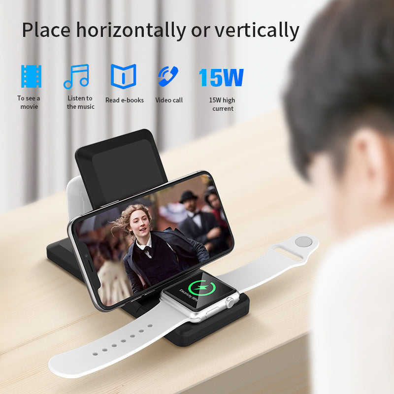 3 in 1 Wireless Charger For iPhone