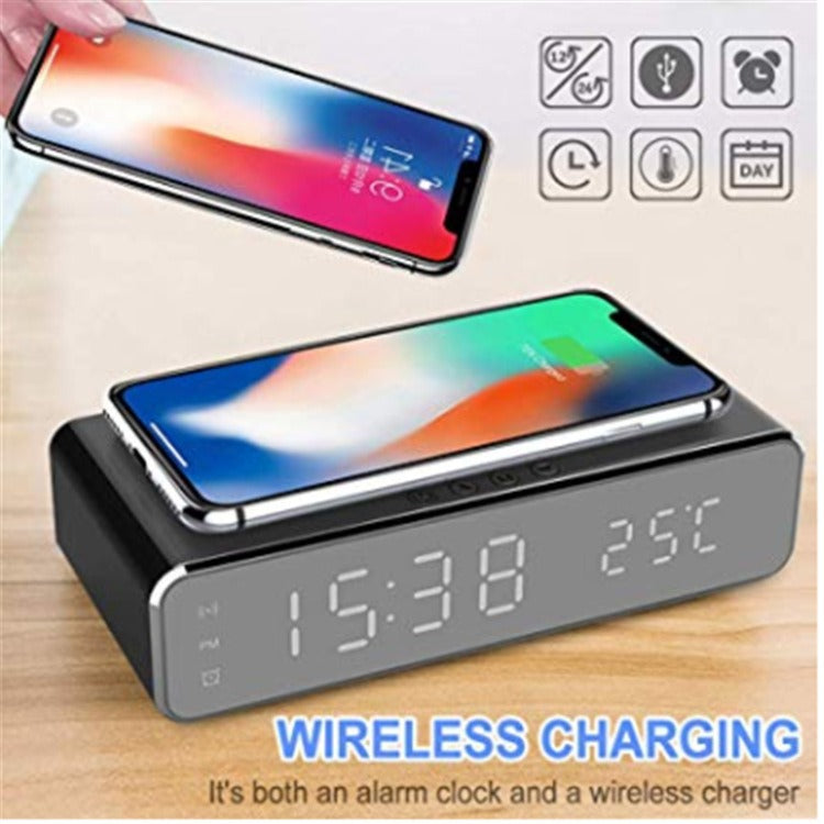 Alarm Clock With Wireless Charger