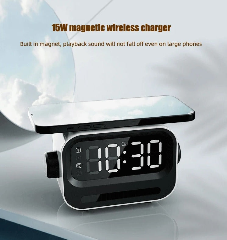 Alarm Clock With Wireless Charger