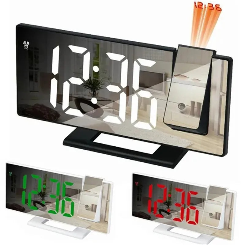 Digital Alarm Clock With Projector