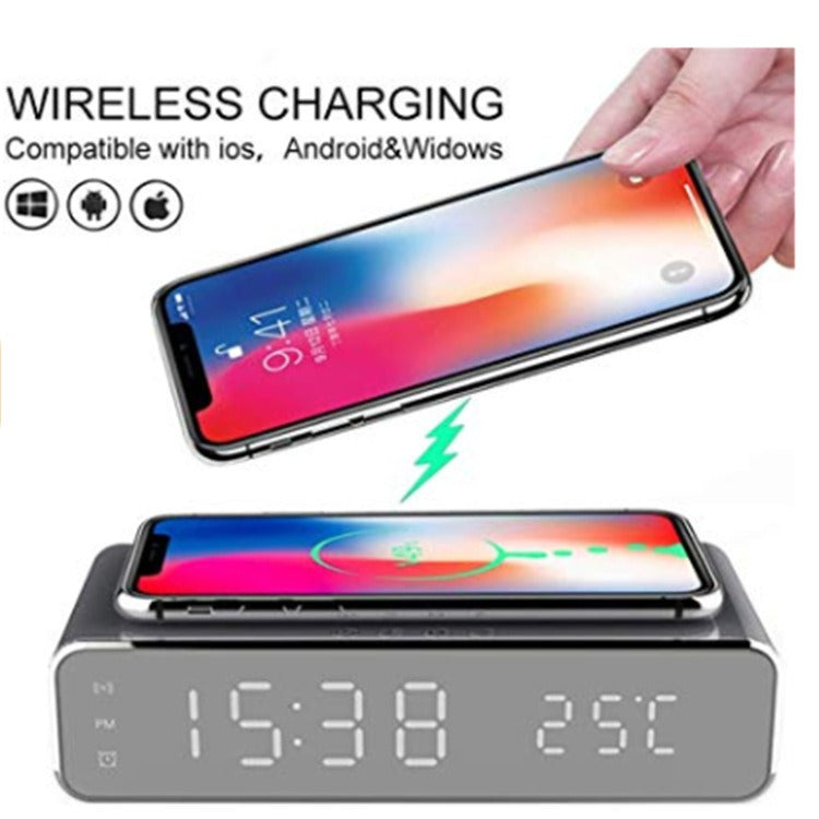 Alarm Clock With Wireless Charger