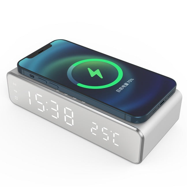 Alarm Clock With Wireless Charger