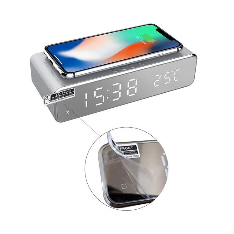 Alarm Clock With Wireless Charger