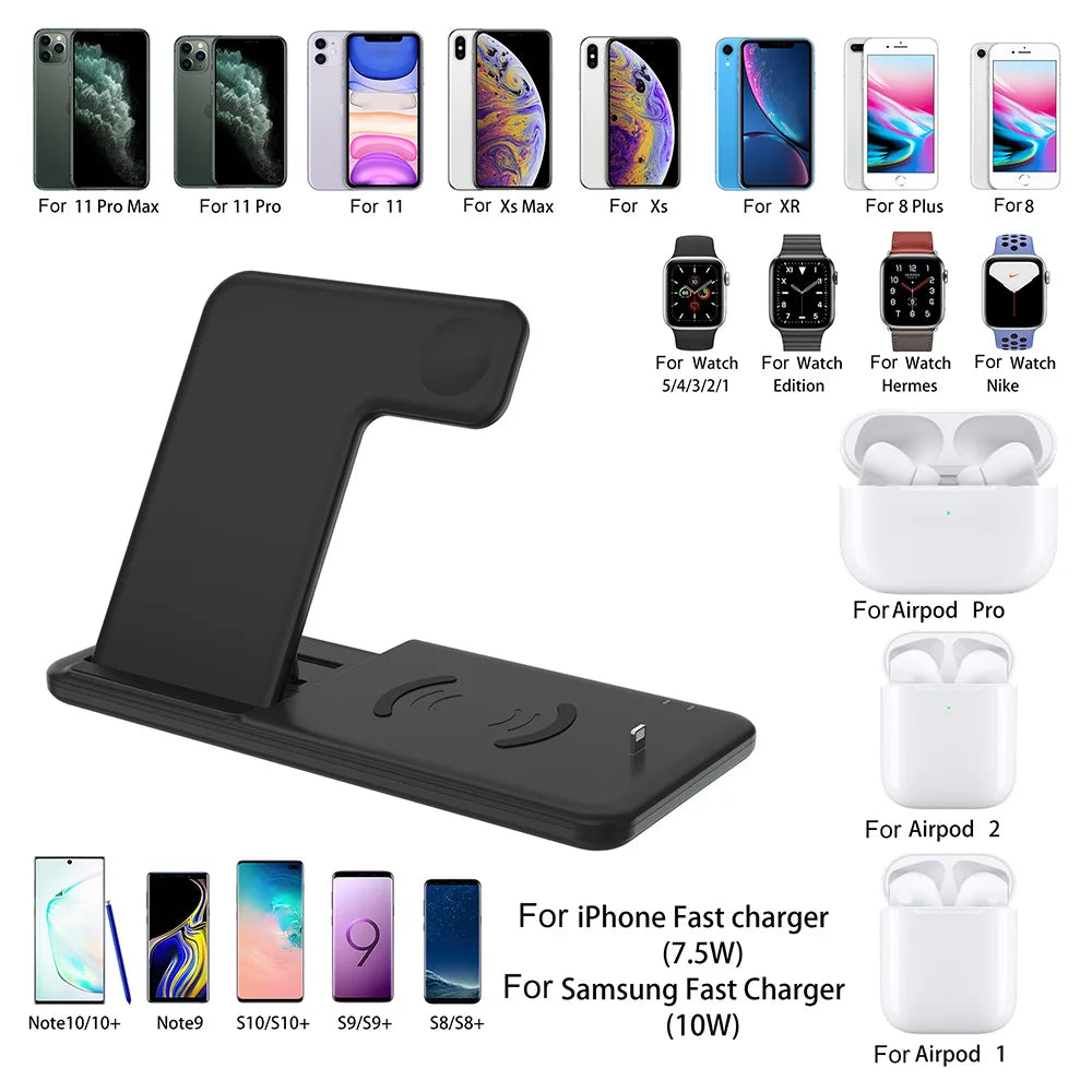 3 in 1 Wireless Charger For iPhone