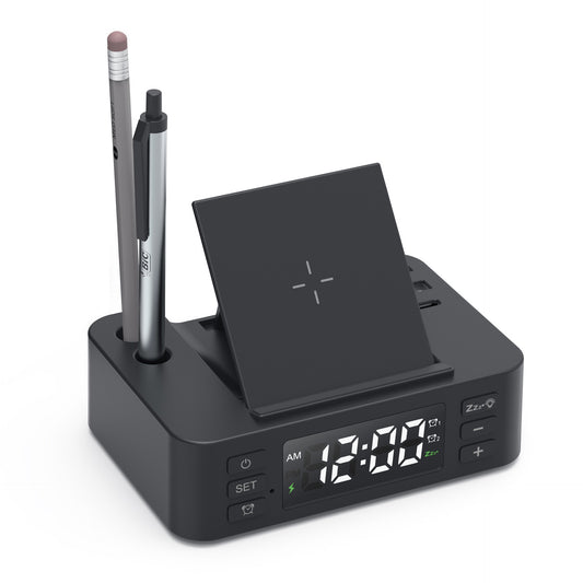 Alarm Clock With Wireless Charger